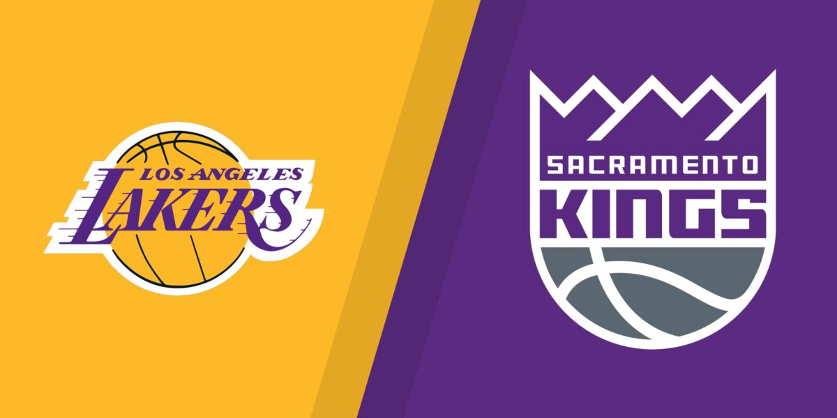 Los Angeles Lakers vs Sacramento Kings