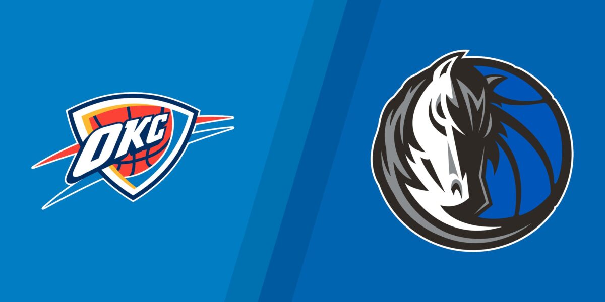 Oklahoma City Thunder vs Dallas Mavericks